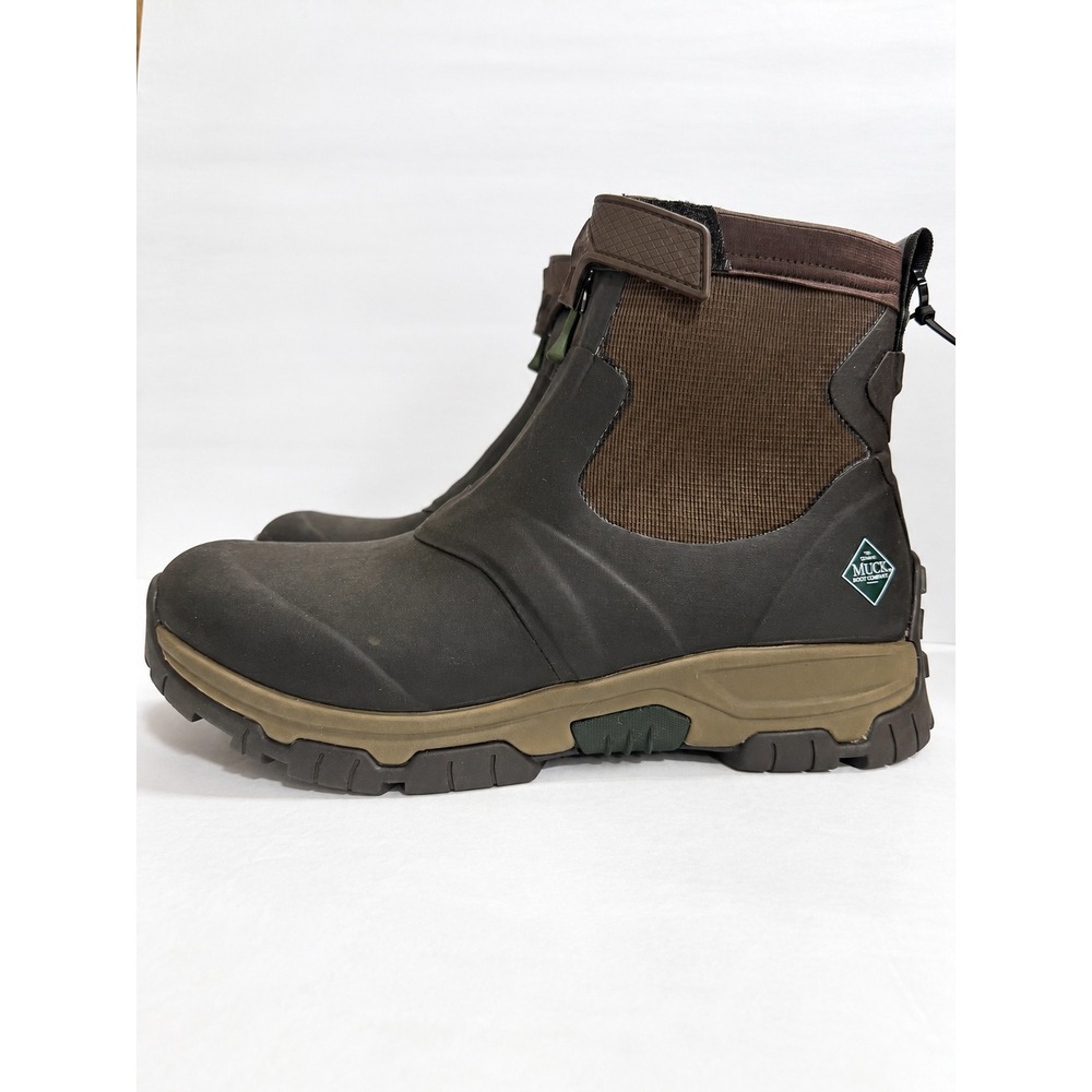 Muck Boot Company Apex Zip Boots Mens Size 12 Brown NWT Waterproof Winter